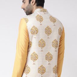 KISAH Printed Nehru Jacket image 5