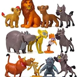 12-PCS Wildlife Animal Toy Set|Realistic Mini Jungle Zoo Animals for Kids|528-14