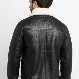 Status Quo Men Black Open Front Jacket image 4