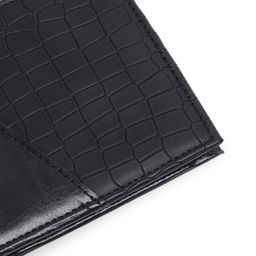 WILD EDGE Men Geometric Textured Two Fold Wallet image 3