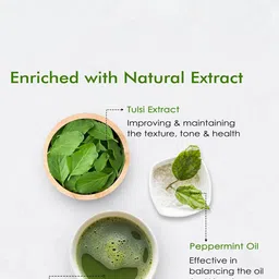 NutriGlow Neem & Tulsi Face Wash & Face Pack For Pimple Free Skin-65 ml Each image 2