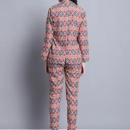 JAINISH Digital Printed Cotton Top With Jacket & Trouser image 2