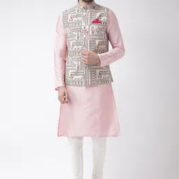 KISAH Printed Nehru Jackets image 4