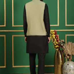 Anouk Embroidered Regular Sequinned Kurta & Pyjamas image 5