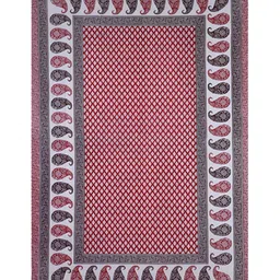 Texstylers 6 Pieces Red  Jaipuri Printed Cotton Diwan Set image 2