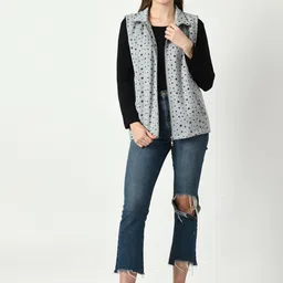 BAESD Printed Lightweight Open Front Jacket image 5