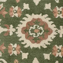 PRESTO Green & Beige Traditional Pattern Durable Rectangular Carpet image 5