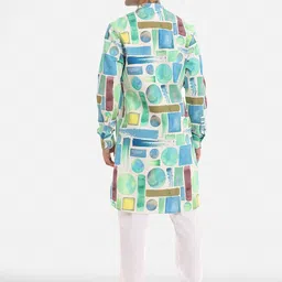 Komal Kothari Geometric Printed Kurta With Pyjamas image 5