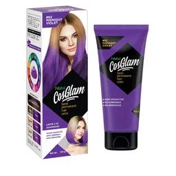 Nisha Cosglam Semi-Permanent Hair Color 120g - Midnight Violet 62-picture-18