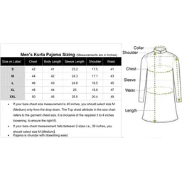 Enciger Men Off White Dupion Silk Kurta with Churidar image 2