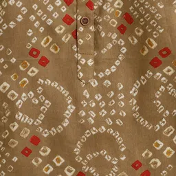 Jeetethnics Boys Bandhani Printed Regular Kurta with Pyjamas image 4