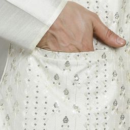 Anouk Embroidered & Sequenced Sleeveless Nehru Jackets image 5