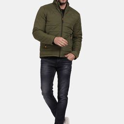t-base Mock Collar Insulated Puffer Jacket image 4