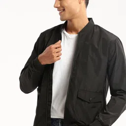 SHOWOFF Stand Collar Windcheater Bomber Jacket-picture-28