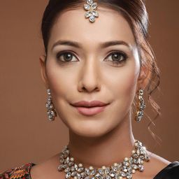 Anouk Gold Gold-plated Kundan-studded & Beaded Necklace & Earrings-image-23