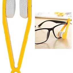 Craft Bunny VisionsIndia Premium Microfiber Portable Eyeglass Spectacles Sunglass Lens Cleaner Brush Clip Tool With Key HoleLens Cleaner-image-6