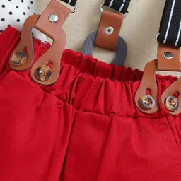 StyleCast Red Infant Boys Printed Leotard with Shorts image 5