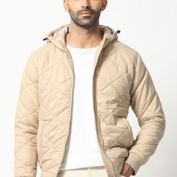 RARE RABBIT Men Parco Puffer Parco Hooded Quilted Jacket-21