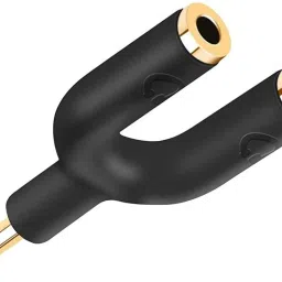 SANNO WORLD Black Headphone Splitter Adapter,Aux Stereo Y Jack Splitter Adaptor 3.5mm Male to 2 Port 3.5mm Female for Headset,Earphone, iPhone,iPad,iPod, Samsung, LG, Tablets, MP3 Players&More, Black Phone Converter-picture-13