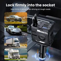gonama v2.1 Car Bluetooth Device with Adapter Dongle, Transmitter image 5