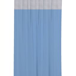Kuber Industries Blue & White Eyelet Door Curtain-image-23
