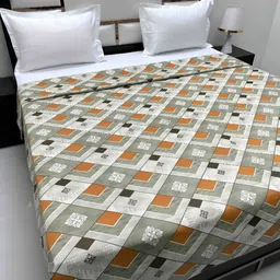 Pure Decor Batik Grey Abstract Printed Cotton 350 TC King Size Duvet Cover With Zipper-picture-35
