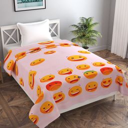 MORADO Pink & Yellow Printed Single Bed Duvet Cover-picture-22