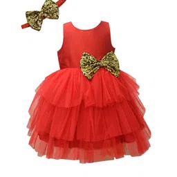 a.t.u.n. A T U N Red Net Dress image 1
