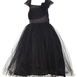 Samsara Couture Black Net Dress-image-68
