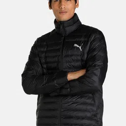 Puma Men Black Longline Outdoor Slim Fit Puffer Jacket-9