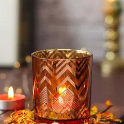 MARKET99 Brown 2 Pieces T-Lite Candle Holders-image-17