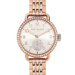 Ted Baker Women Brass Embellished Dial & Stainless Steel Bracelet Style Straps Analogue Watch BKPHHF107-image-60