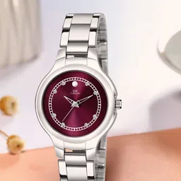 IIK COLLECTION Women Embellished Dial & Stainless Steel Bracelet Style Straps Analogue Watch IIK-3116W-image-88
