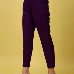KALINI Embroidered Regular Kurta With Trousers &  Dupatta image 5