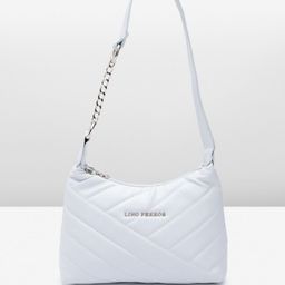 Lino Perros Structured Shoulder Bag with Quilted Detail-image-12