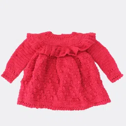 Woonie Unisex Kids Yellow Floral Pullover with Embroidered Detail-image-85