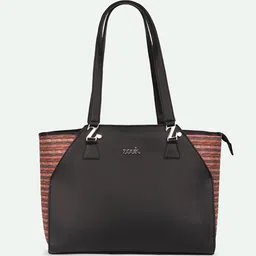 ZOUK Goan Waves Textured Jute Handheld Bag image 2