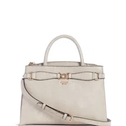 GUESS PU Structured Handheld Bag with Bow Detail-42