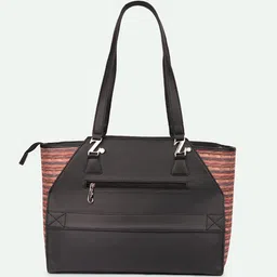 ZOUK Goan Waves Textured Jute Handheld Bag image 3