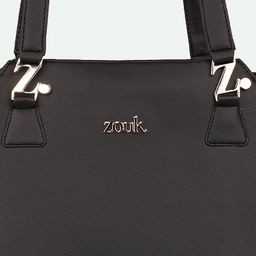 ZOUK Goan Waves Textured Jute Handheld Bag image 5