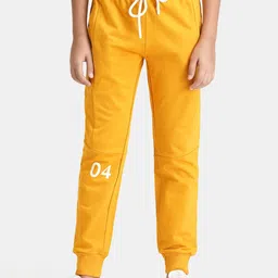 Urbano Juniors Boys Pure Cotton Mid-Rise Joggers-image-34