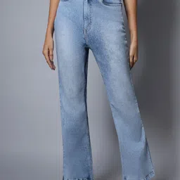 High Star Stretch Flare Fit Jeans-image-10