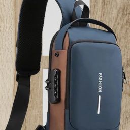 ProArch WomenBuzz Crossbody Massenger Bag Shoulder Strap With with Lock USB Charging Waist bag-image-105