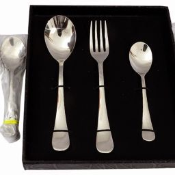 Victoria (6 Dinner Spoons, 6 Dinner Fork, 6 Teaspoons) Stainless Steel Cutlery Set-9