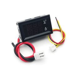 Dual Led 0.28 ” Display for DC0-100V 10A Voltage and Current Test Digital Instrument, Digital Meter Panel Amplifier Red Red10A image 1