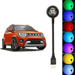 Flexible Sunset Light with 7 Colors + 13 Functional Modes for Ignis Car & SUVs Shower Laser Light-picture-0