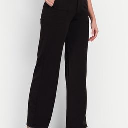broadstar Women Loose Fit Black Lycra Blend Trousers-picture-28