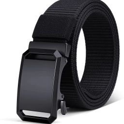 Men Black Nylon Belt-image-3