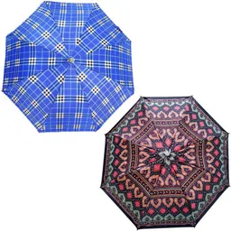darklight 2 Fold Umbrella For Women & Men Combo of 2 (FX_1523) Umbrella-picture-5