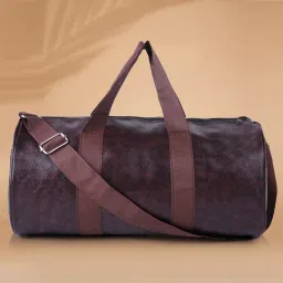 25 L Gym Duffel Bag - Casual Design Trendy Travel Use Short Trip Gym Unisex Duffel Bag - Brown-image-17